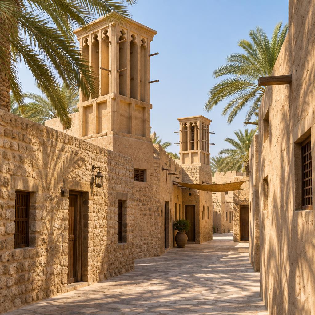 Al Fahidi Historical Neighbourhood in Bur Dubai, Dubai