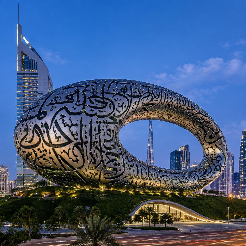 Museum of the Future in Trade Centre, Dubai